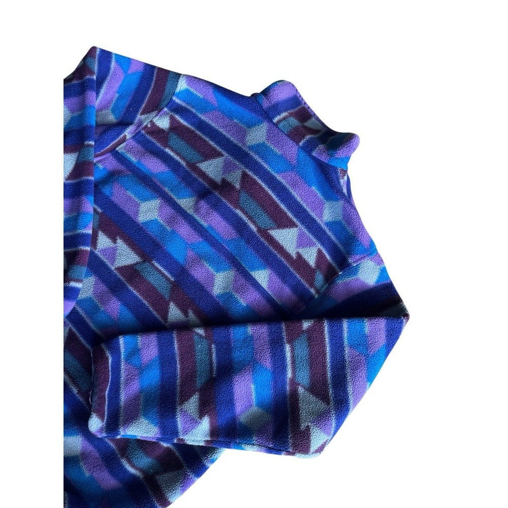 Patagonia Synchilla Snap-T Fleece Aztek Womens Size Small S Tango Purple Sweater - Picture 5 of 7